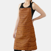 Tablier Crocodile alligator reptile texture cuir fermer  (Insitu)