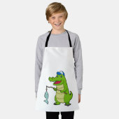 Tablier Crocodile Pêche Pêcheur Pêcheur canne à pêche (Porté)