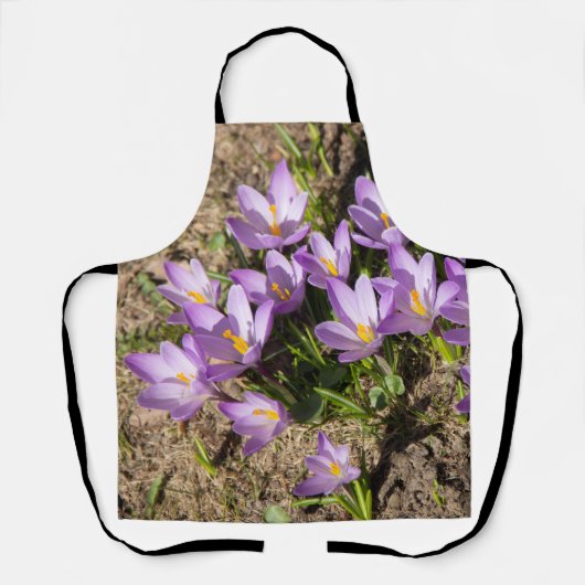 Tablier Crocus de printemps mignons (Recto)