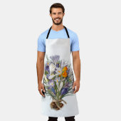 Tablier Crocus Spring Flower Botanique Floral Art (Porté)