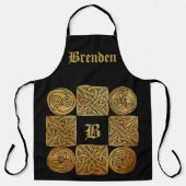 Tablier Croix de nouage celte personnalisée (Recto)