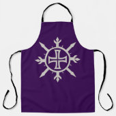 Tablier "Cross Emblem" All-Over Print Apron (Recto)