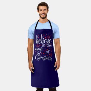 Tablier Croyez à la magie de Noël