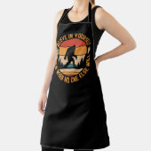 Tablier Croyez En Vous-Même Bigfoot Noir (Insitu)