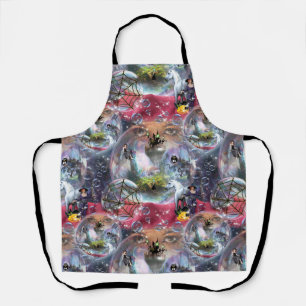 Tablier Crystal Ball Halloween sorcière