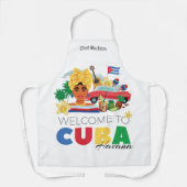 Tablier Cuba Havana Nom personnalisé (Recto)
