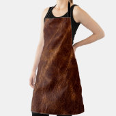 Tablier cuir Brown textulibération, texture, abstrait, acc (Insitu)