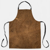 Tablier Cuir Brown vieilli : Texture classique (Recto)
