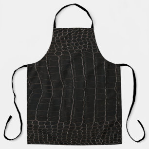 Tablier Cuir de crocodile luxueux : texture textile.