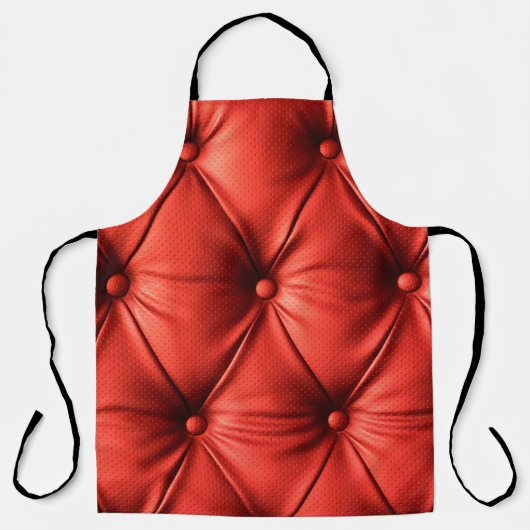 Tablier Cuir rouge, texture (Recto)