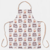 Tablier Cuire avec amour (Recto)