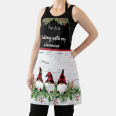 Tablier Cuire avec mes Gnomies Casquette rouge Buffalo Pla (Insitu)