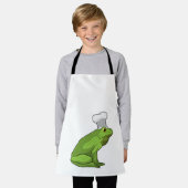 Tablier Cuire la grenouille avec casquette (Porté)