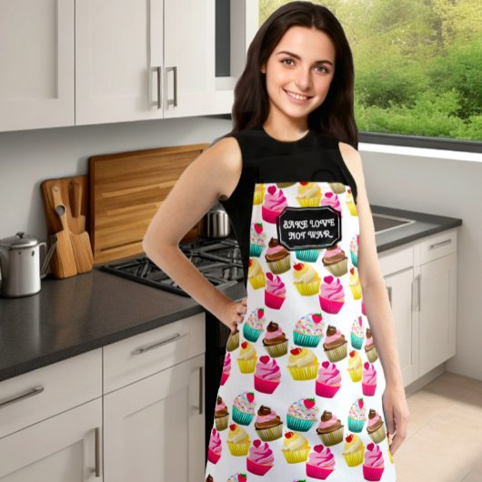 Tablier Cuire l'amour non pas la guerre, cuire avec amour