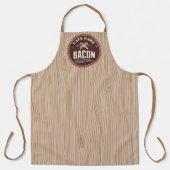Tablier cuisine à base de faux bacon personnalisée (Recto)