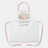 Tablier Cuisine à l'aquarelle du chef pâtissier Baker Apro (Recto)