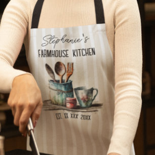 Tablier Cuisine Agricole Sur Mesure Tout-En-Plan