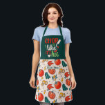 Tablier Cuisine amusante Chop Comme c'est Motif de légumes<br><div class="desc">Tablier drôle et cool pour rendre la cuisine plus amusante. Cadeau personnalisé pour la famille et les amis qui aiment la cuisine, la cuisson et essayer une nouvelle recette dans la cuisine. Customisez le libellé qui convient à votre occasion. Vous pouvez utiliser l'outil de conception pour modifier davantage le type...</div>