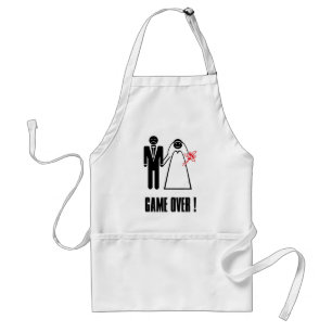 Tablier CUISINE APRON JEU SUR Après Mariage