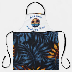 Tablier Cuisine Apron Key West Happy Place
