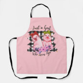 Tablier cuisine Apron pour amateurs de cochon mignon (Recto)