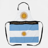 Tablier Cuisine Argentine & Argentine Drapeau Cuisine Chef (Recto)