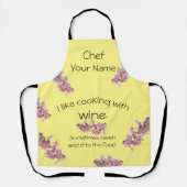 Tablier Cuisine au vin (Recto)
