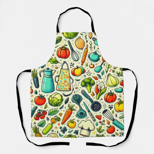 Tablier Cuisine aux fruits. (Recto)
