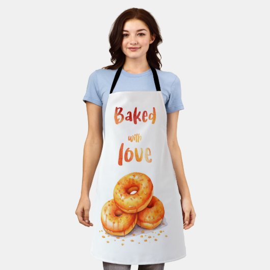 Tablier Cuisiné avec amour (Porté)