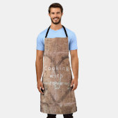 Tablier Cuisine avec amour (Porté)