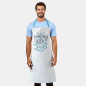 Tablier Cuisine avec amour (Porté)