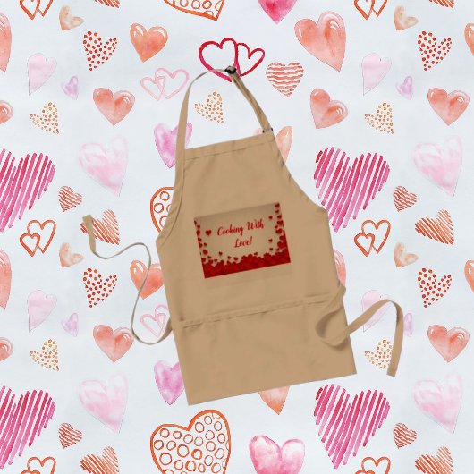 Tablier Cuisine Avec Amour Heart Memory Apron