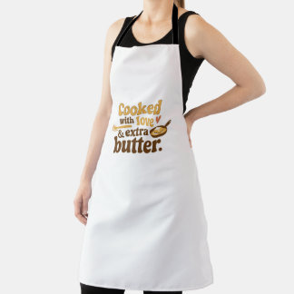 Tablier Cuisiné avec Apron Amour & Beurre
