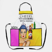 Tablier Cuisine Avec Apron Humour BIÈRE (Recto)