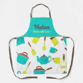 Tablier Cuisine avec MODÈLE Amour, (Recto)
