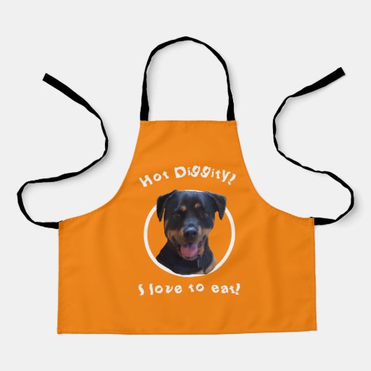 Tablier Cuisine avec notre Rottweiler Personnaliser Apron (Recto)