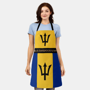 Tablier Cuisine Barbade & Barbade Drapeau Cuisine Chefs