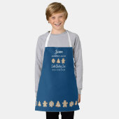 Tablier Cuisine biscuit Crew Blue Children Baking (Porté)