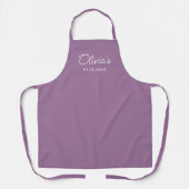 Tablier Cuisine cadeau Lavender Maison Personnalisée (Recto)