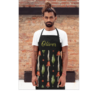 Tablier Cuisine Chef Mushroom Apron