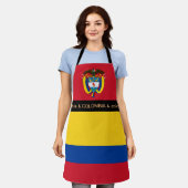Tablier Cuisine Colombie & cuisine colombienne Drapeau Che (Porté)