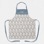 Tablier Cuisine Cupcakes Et Fruits Aquarelle Art (Recto)