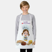 Tablier Cuisine d'amour personnalisée (Porté)