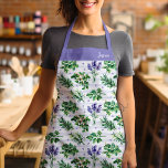Tablier Cuisine d'aquarelle herbes et Motif de lavande<br><div class="desc">Watercolor Herbs et Lavender Motif Apron - Vous serez certainement en fleur avec cet tablier extrêmement élégant. Doté d'une cuisine fraîche et brulante et d'un motif lavande. Un magnifique tablier qui ajoute juste le bon ingrédient pour éblouir tout le monde et rester à la mode pendant que vous êtes cuisine...</div>