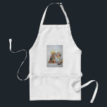 Tablier Cuisine d'art de l'aquarelle Tabby Cat<br><div class="desc">Cute Tabby Cat Watercolor Art Kitchen Apron. En utilisant une de mes aquarelles originales. Ajoutez un peu de magie à votre vie !</div>