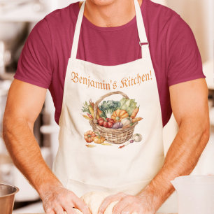 Tablier Cuisine d'automne du chef personnalisée