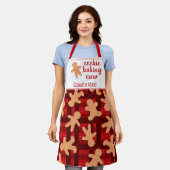 Tablier Cuisine de biscuits Crew Buffalo Plaid Gingerpain  (Porté)