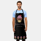 Tablier Cuisine de boulangerie moderne Cupcake Chef Restau (Porté)