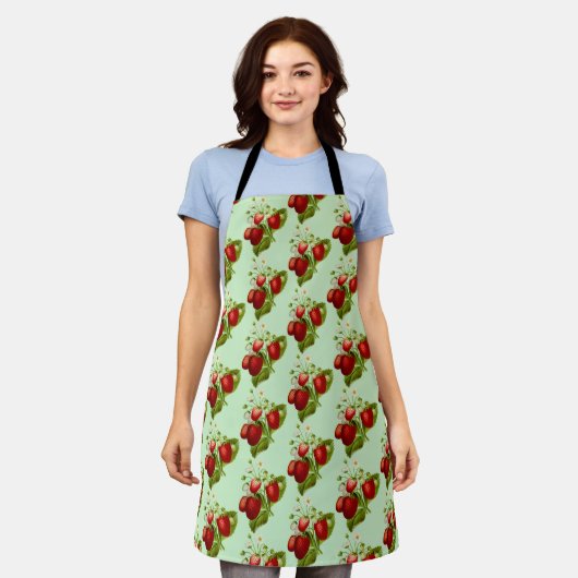 Tablier Cuisine de campagne aux fraises (Porté)