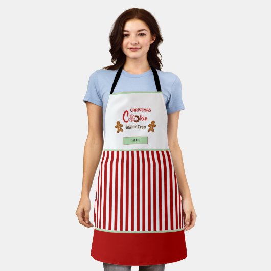Tablier Cuisine de cuisine de Noël équipe de cuisson Apron (Porté)